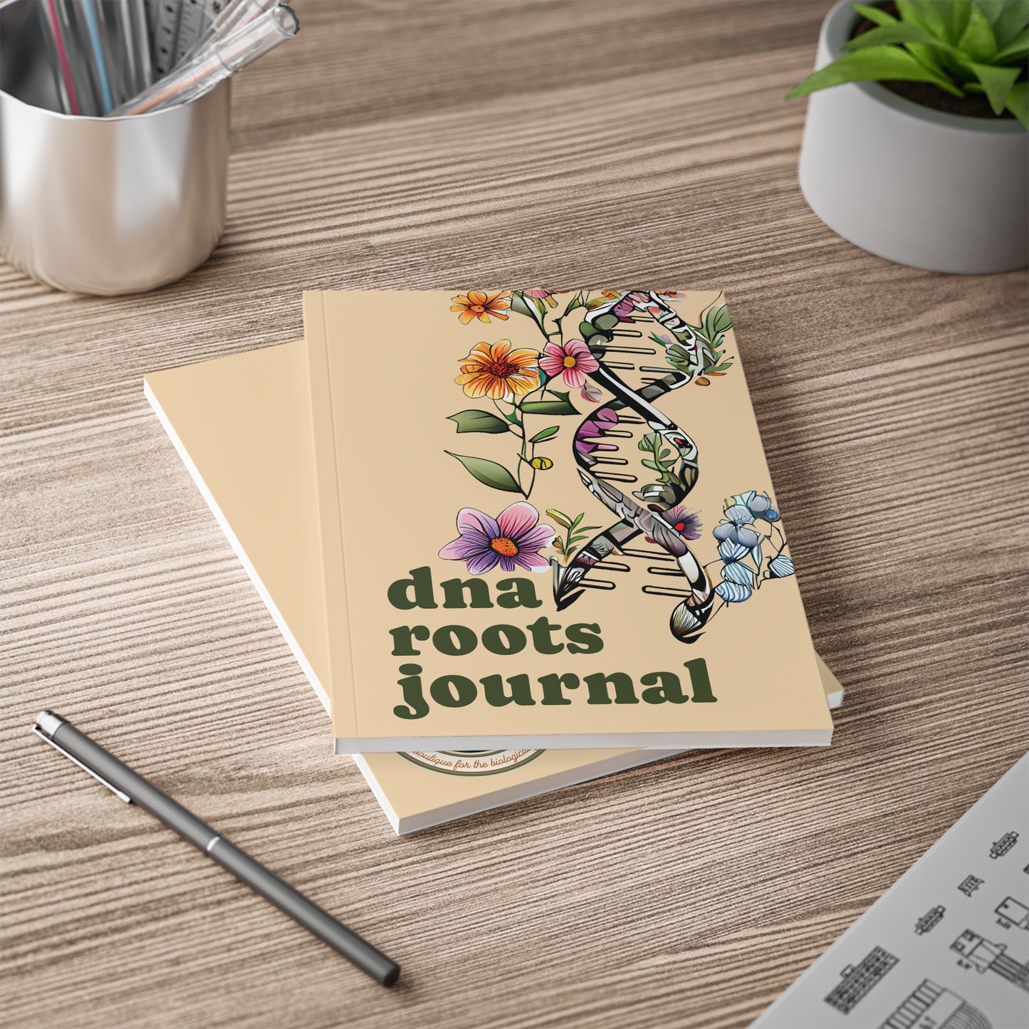 DNA Roots Journal | Lined Notebook for Identity & Ancestry